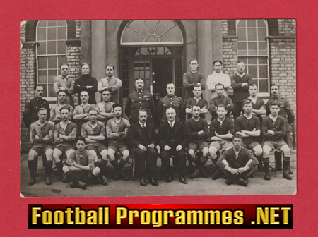 Army Football Teams WW2 Wartime Old Postcard Picture 1940s