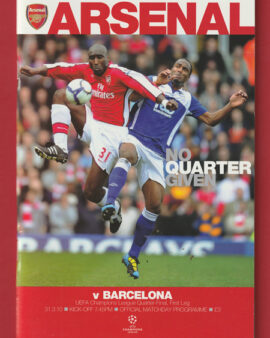 Arsenal v Barcelona 2010 – Champions League Quarter Final
