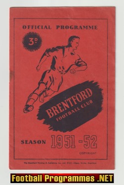 Brentford v Rotherham United 1951
