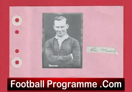 Al Murry – Heart Of Midlothian Hearts Signed Autograph