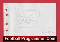 Allan McManus – Heart Of Midlothian Hearts Signed Autograph