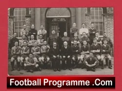 Army Football Teams WW2 Wartime Old Postcard Picture 1940s - football memorabilia