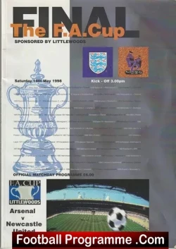 Arsenal v Newcastle United 1998 – FA Cup Final Wembley