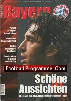 Bayern Munich v Aberdeen 2008 – Germany + Ticket UEFA