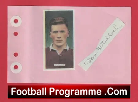 Dave McCulloch – Heart Of Midlothian Hearts Signed Autograph