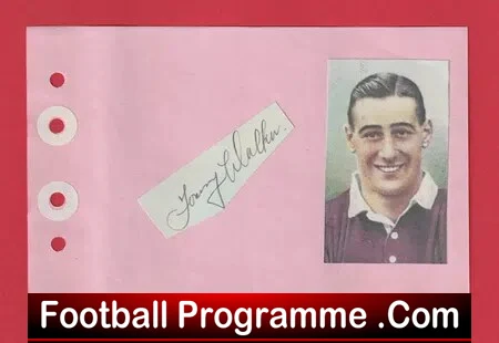 Johnny Clapton – Heart Of Midlothian Hearts Signed Autograph