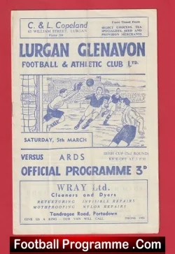 Lurgan Glenavon v Ards 1955 – Ireland