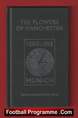 Manchester United Busby Babes Flower Of Manchester Book 2018 - football memorabilia