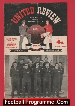 Manchester United v Borussia Dortmund 1956 First European Season