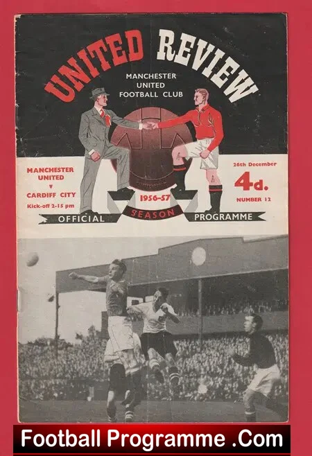 Manchester United v Cardiff City 1956 – Man Utd