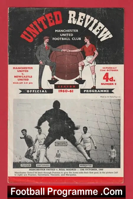 Manchester United v Newcastle United 1960 – Man Utd