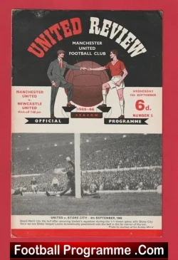 Manchester United v Newcastle United 1965 – Man Utd