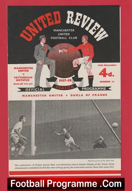 Manchester United v Tottenham 1957 – Plus Match Token Voucher