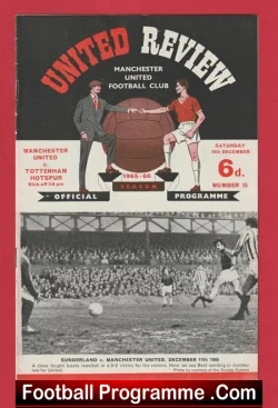Manchester United v Tottenham 1965 – Man Utd