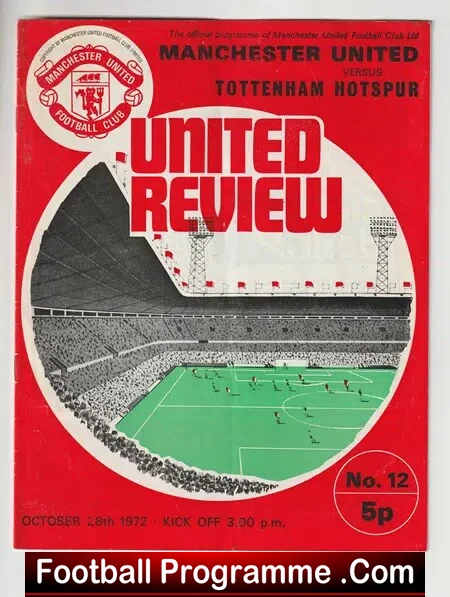 Manchester United v Tottenham 1972 – Man Utd