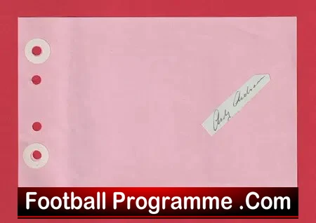 Misc 1 ? – Heart Of Midlothian Hearts Signed Autograph