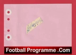 Misc 6 ? - Heart Of Midlothian Hearts Signed Autograph - football programme