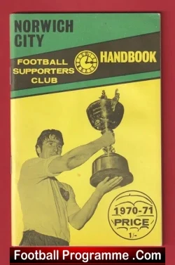 Norwich City Football Club Official Handbook 1970 – 1971