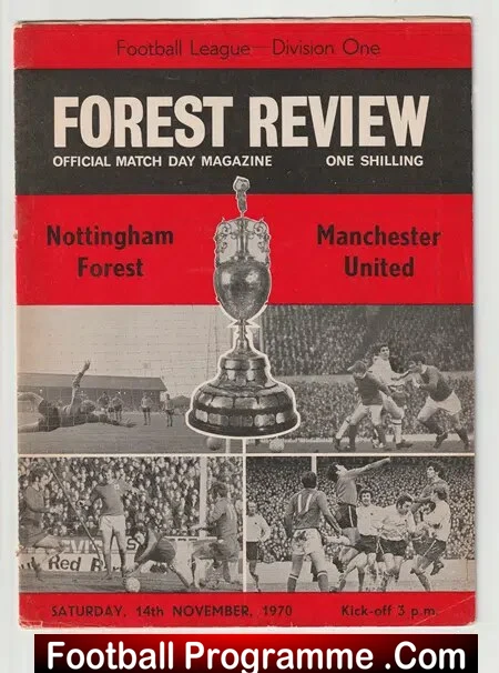 Nottingham Forest v Manchester United 1970 – Man Utd