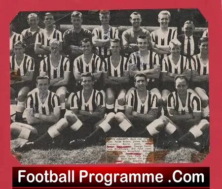 Notts County Football Club Multi Signed Team Picture 1960’s