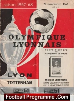 Olympique Lyonnais v Tottenham 1967 – France