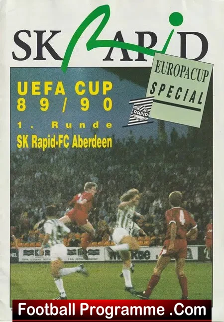 SK Rapid Wien v Aberdeen 1989 – Germany