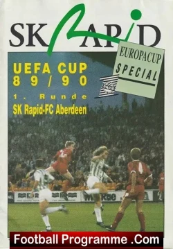 SK Rapid Wien v Aberdeen 1989 – Germany