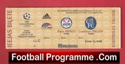 Skonto Riga v Chelsea 1999 – Football Ticket Latvia