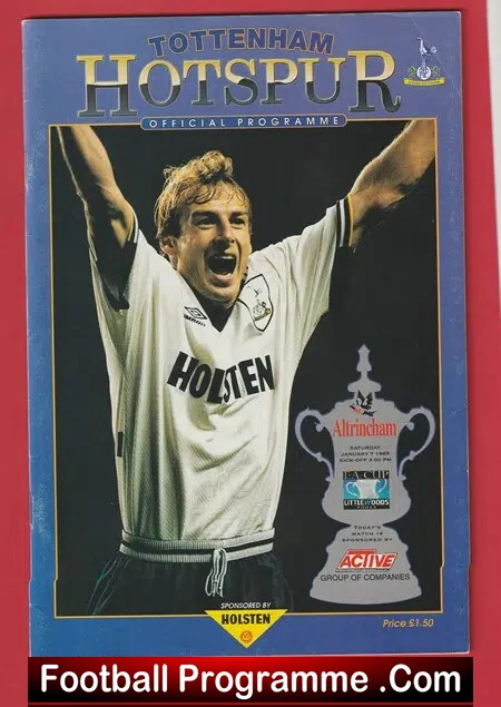Tottenham Hotspur v Altrincham 1995 – FA Cup + Klinsmann