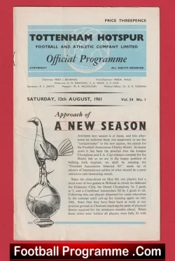 Tottenham Hotspur v FA Selected XI 1961 – Charity Shield