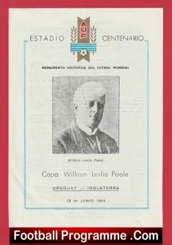 Uruguay v England 1984 – Estadio Centenario