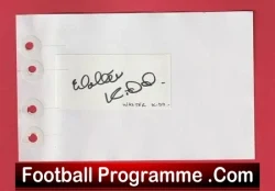 Walter Kidd – Heart Of Midlothian Hearts Signed Autograph