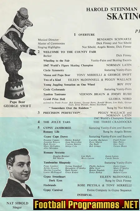 Ice Skating - Skating Vanities Wembley 1949 - Gloria Nord