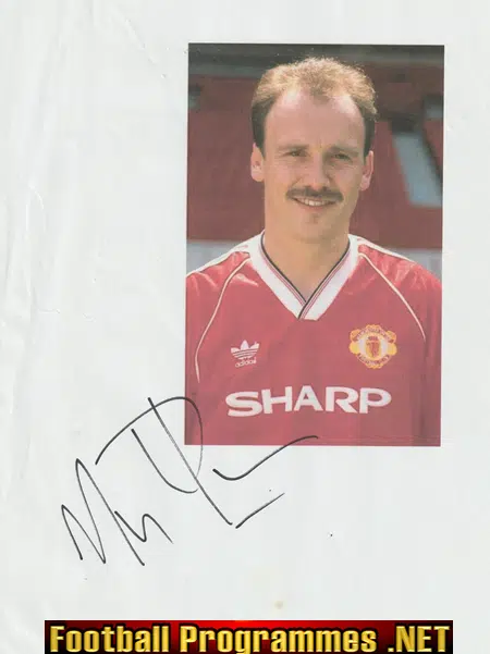 Manchester United Mike Phelan Signed Autograph 1990's