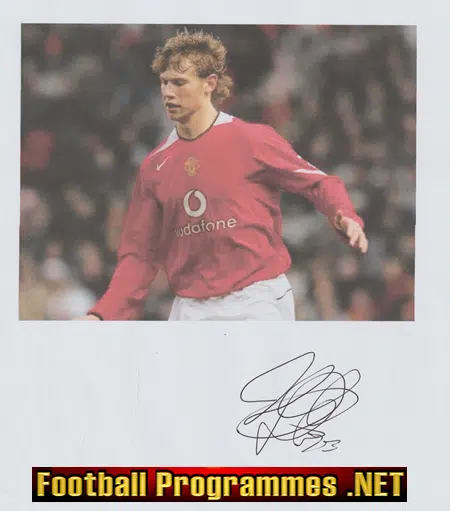 Manchester United Jonathan Spector Signed Autograph 2000's