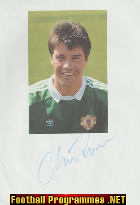 Manchester United Chris Turner Signed Autograph 1990’s