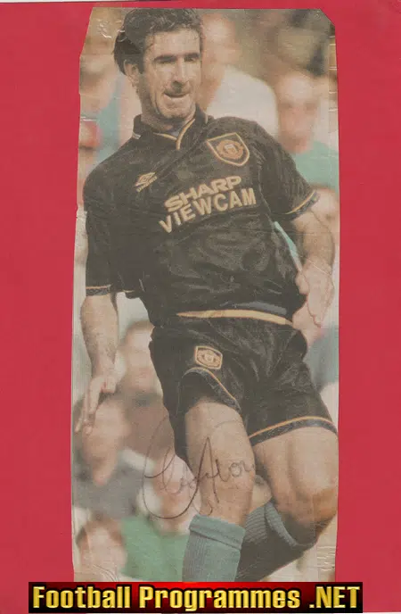 Manchester United Eric Cantona Signed Autograph 1990’s
