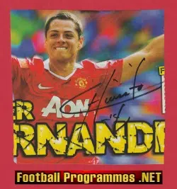 Manchester United Javier Hernandez Signed Autograph 2000's