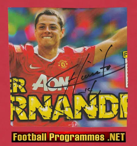 Manchester United Javier Hernandez Signed Autograph 2000's