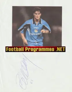 Manchester United Ben Thornley Signed Autograph 2000's