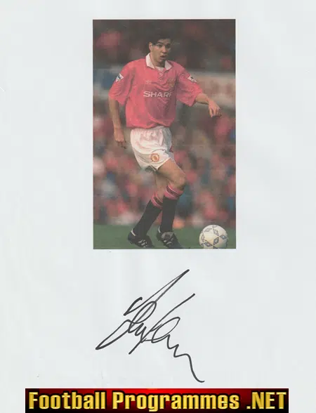 Manchester United Darren Ferguson Signed Autograph 2000’s