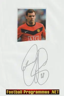 Manchester United Darren Gibson Signed Autograph 2000’s