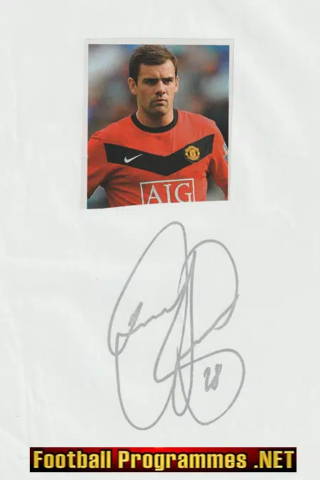 Manchester United Darren Gibson Signed Autograph 2000’s