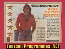 Manchester United George Best Signed Autograph 1980s