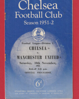 Chelsea v Manchester United 1951 – Man Utd 1950s