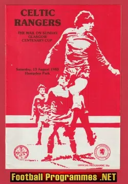 Glasgow Celtic v Glasgow Rangers 1983 - Centenary Cup Hampden