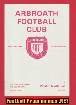 Arbroath v Preston 1990 – Friendly Match Scotland