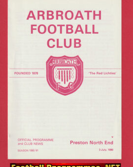 Arbroath v Preston 1990 – Friendly Match Scotland