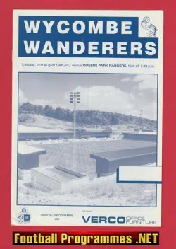 Wycombe Wanderers v QPR 1990 - Friendly Match
