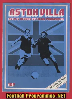 Aston Villa v Feyenoord 1974 - Friendly Match